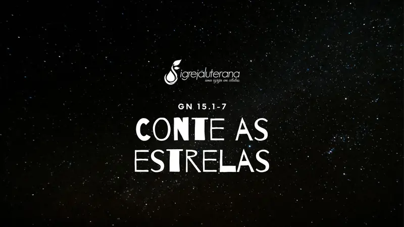 Capa da pregação “Conte as Estrelas”