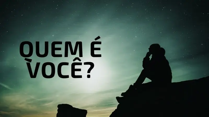 Capa da pregação “QUEM É VOCÊ?”